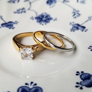 316L Gold&Silver Rings